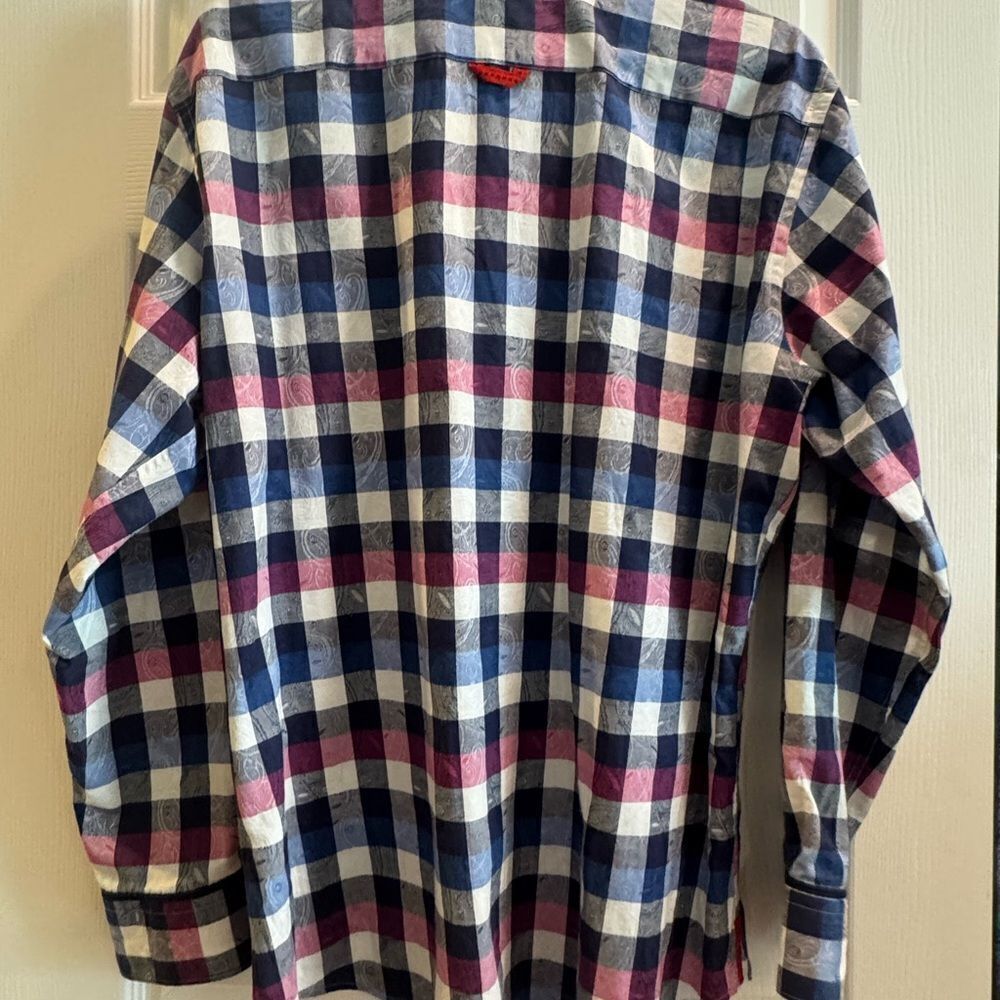 Plaid Button-Up Shirt - Picture 2 of 5